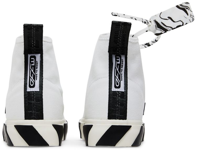 Off White Vulc Sneaker Mid White Black