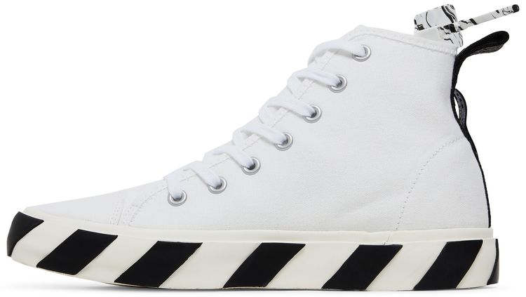Off White Vulc Sneaker Mid White Black