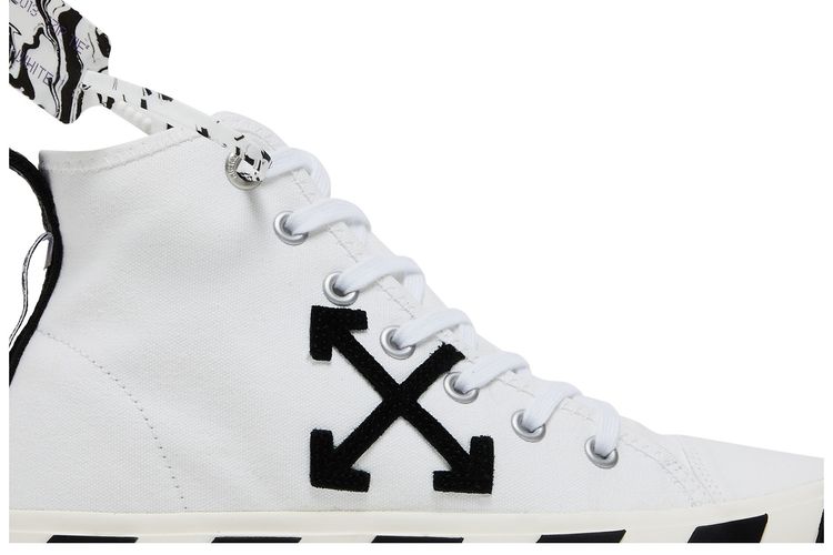 Off White Vulc Sneaker Mid White Black