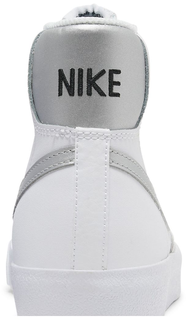 Nike Blazer Mid 77 GS White Metallic Silver