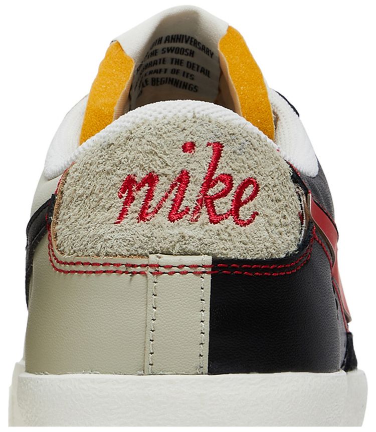 Nike Blazer Low 77 Premium Removable Swoosh   Black