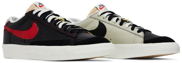 Nike Blazer Low 77 Premium Removable Swoosh   Black