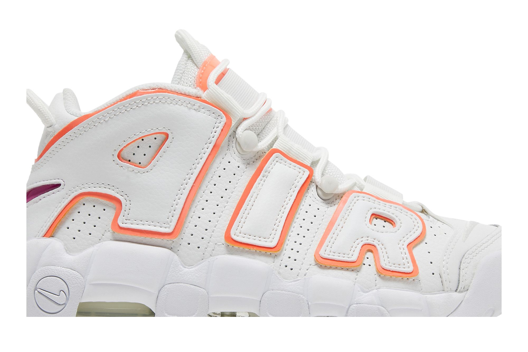 Nike uptempo orange shop