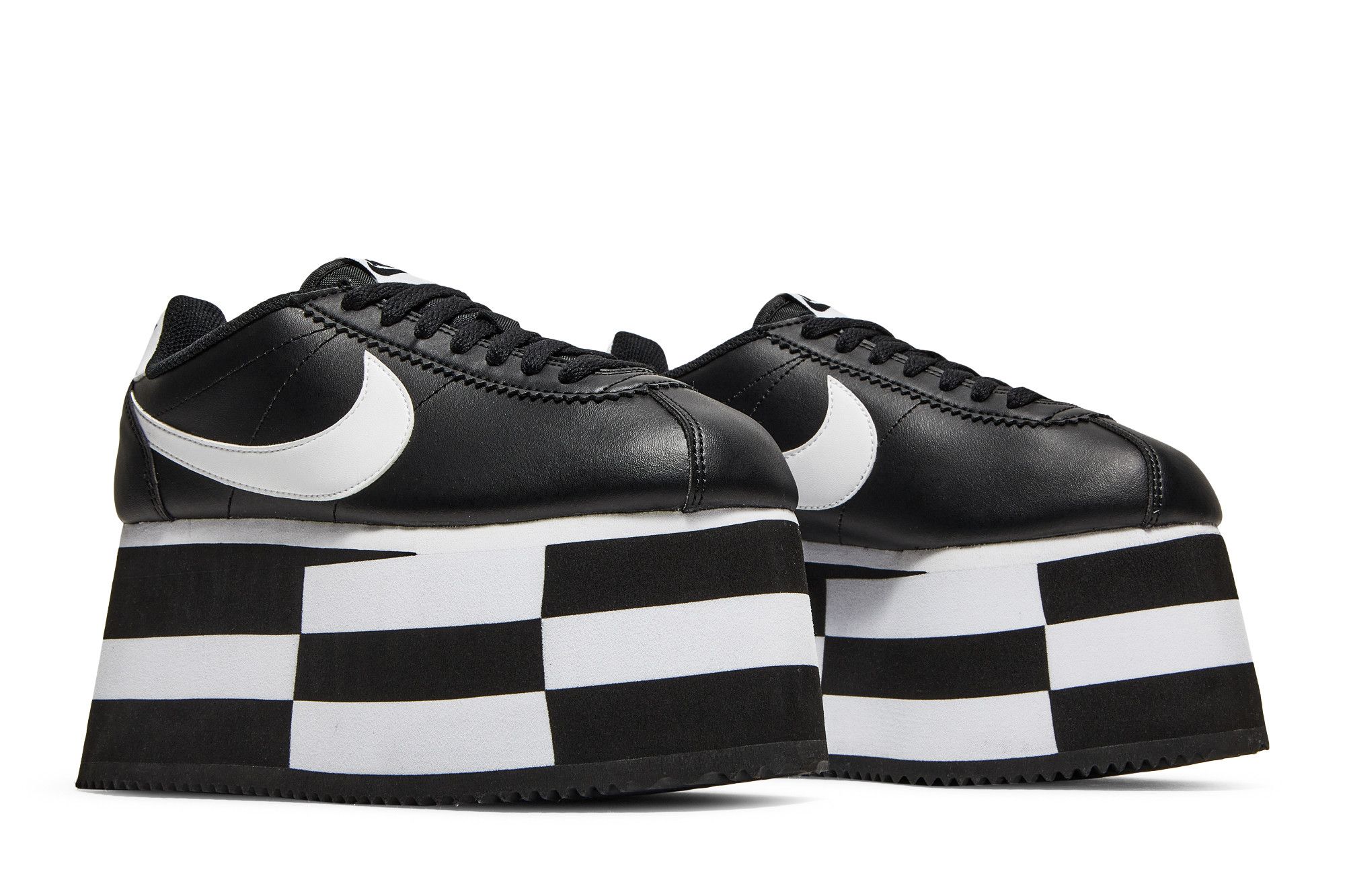 Buy COMME des Garcons x Wmns Cortez Check Black BV0070 002 GOAT