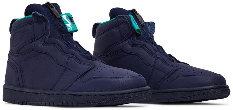 Wmns Air Jordan 1 Retro High Zip Blackened Blue