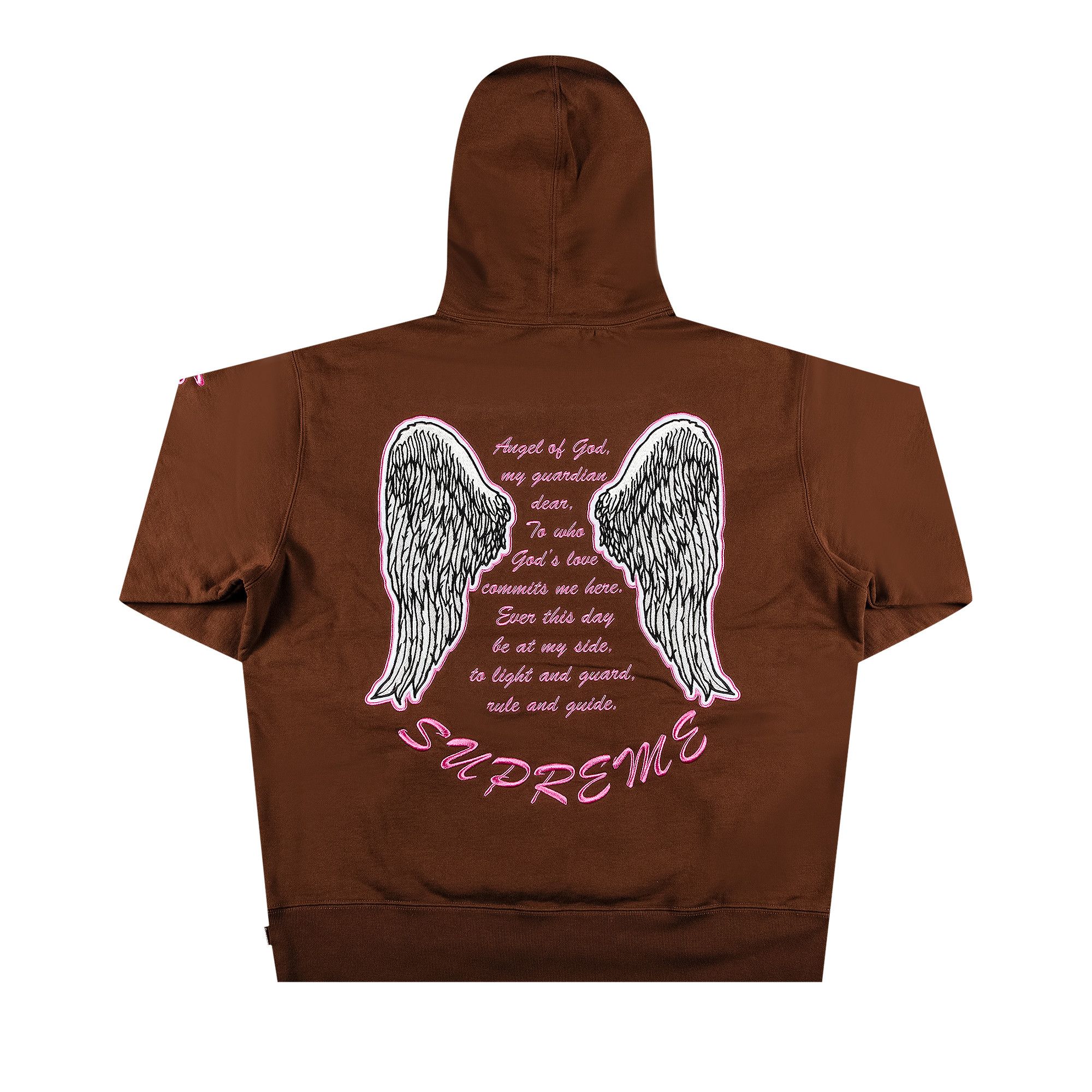 Buy Supreme Guardian Hooded Sweatshirt 'Dark Brown Buy Supreme Guardian Hooded Sweatshirt 'Dark Brown