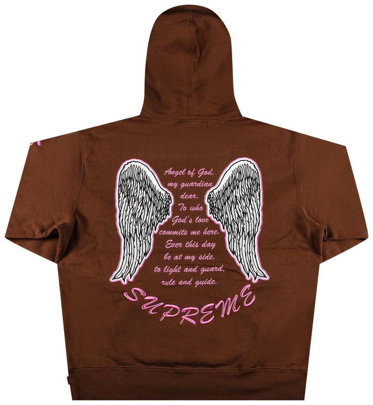 Supreme Guardian Hooded Sweatshirt Dark Brown