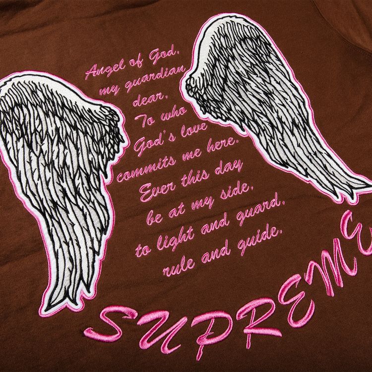 Supreme Guardian Hooded Sweatshirt Dark Brown