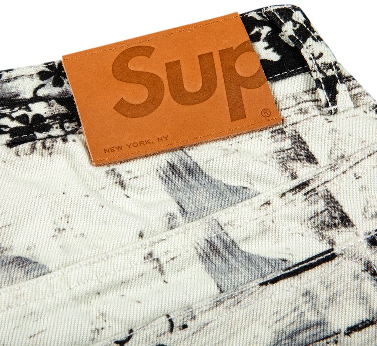 Supreme x Christopher Wool Regular Jean Black