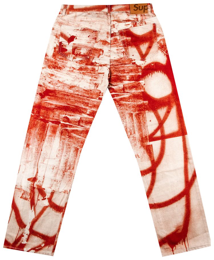 Supreme x Christopher Wool Regular Jean Red
