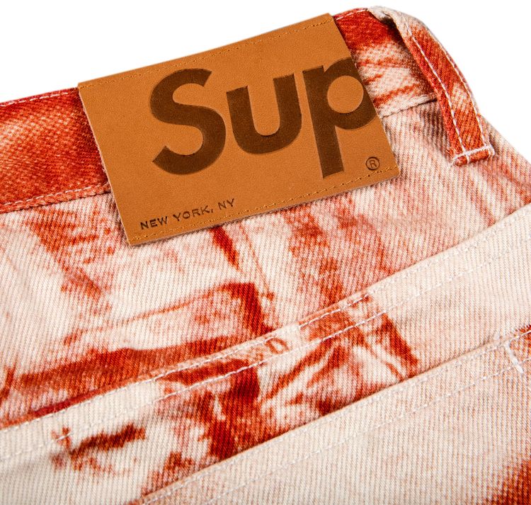 Supreme x Christopher Wool Regular Jean Red