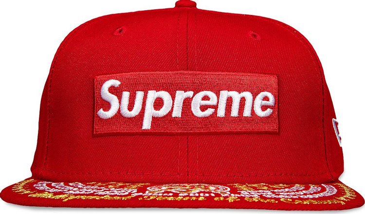 Supreme Undisputed Box Logo New Era Fitted Hat Red 7 1/8 NWT