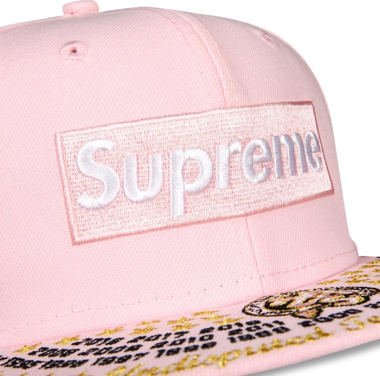 Supreme Undisputed Box Logo New Era Pink