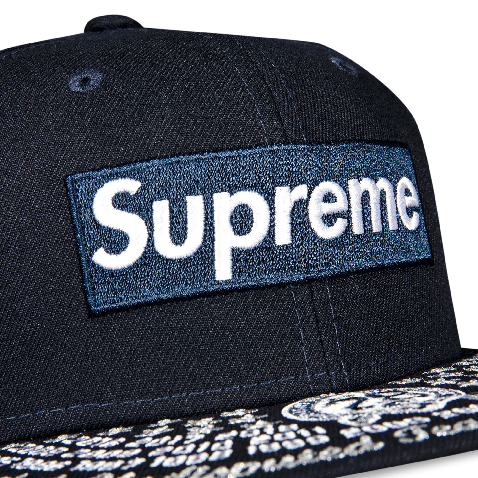 Buy Supreme Undisputed Box Logo New Era 'Navy' - FW21H53 NAVY | GOAT