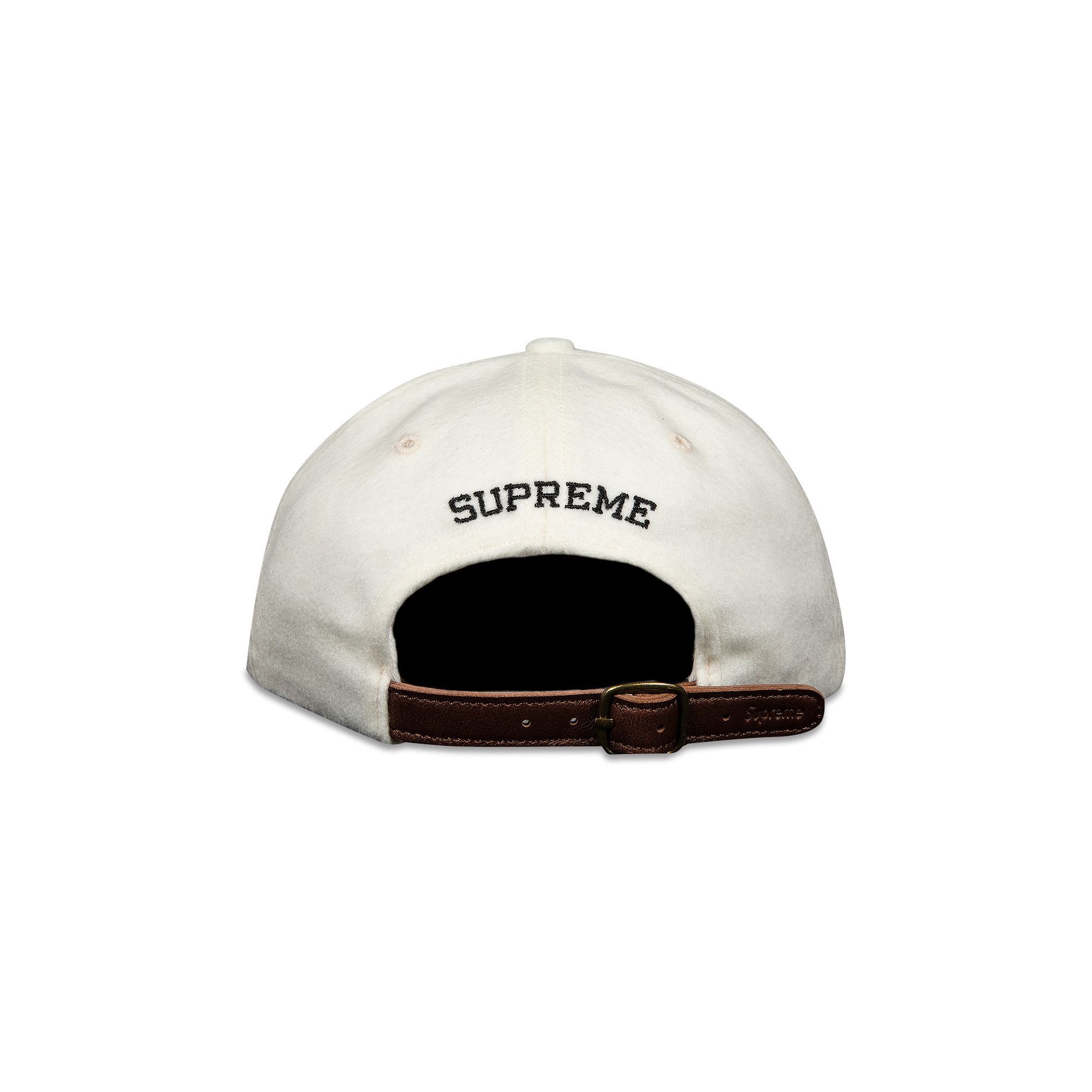 Buy Supreme Wool S Logo 6-Panel 'White' - FW21H54 WHITE | GOAT