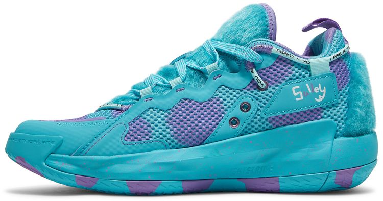 Monsters Inc x adidas Dame 7 EXTPLY Big Kid Sulley