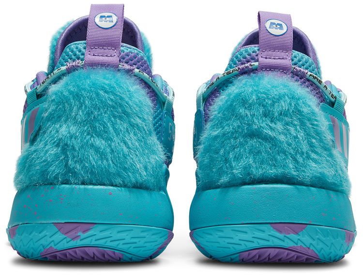 Monsters Inc x adidas Dame 7 EXTPLY Big Kid Sulley