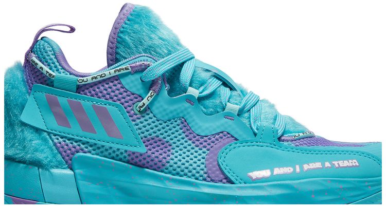 Monsters Inc x adidas Dame 7 EXTPLY Big Kid Sulley
