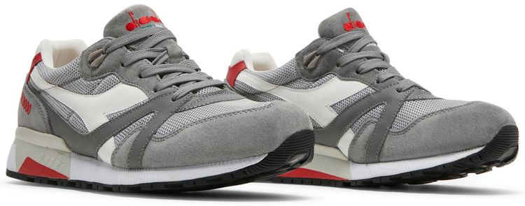 Diadora N9000 Made in Italy Storm Grey Red