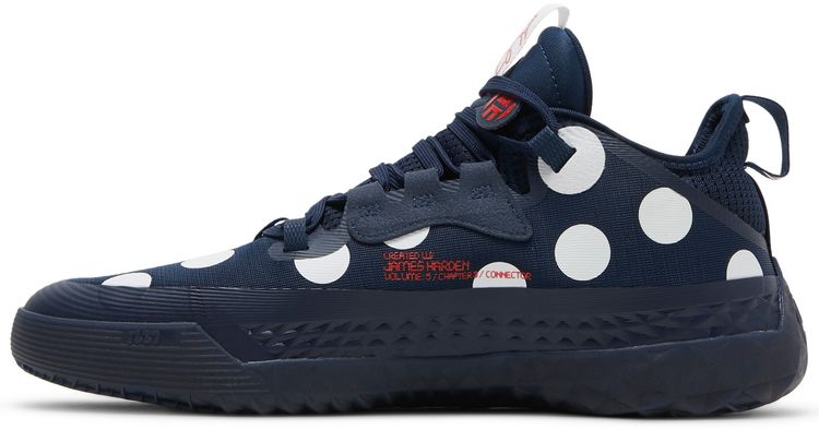 Adidas Harden Vol 5 Futurenatural Polka Dot   Team Navy