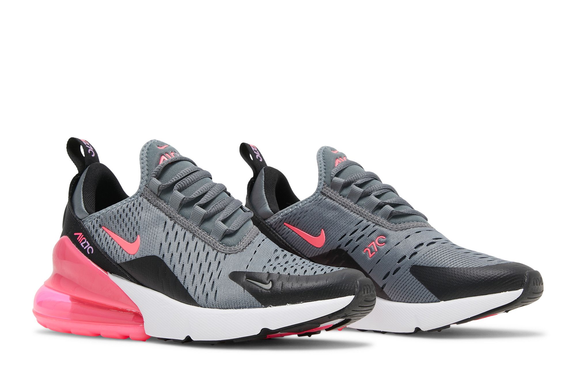 Buy Air Max 270 GS Grey Hyper Pink 943345 031 GOAT