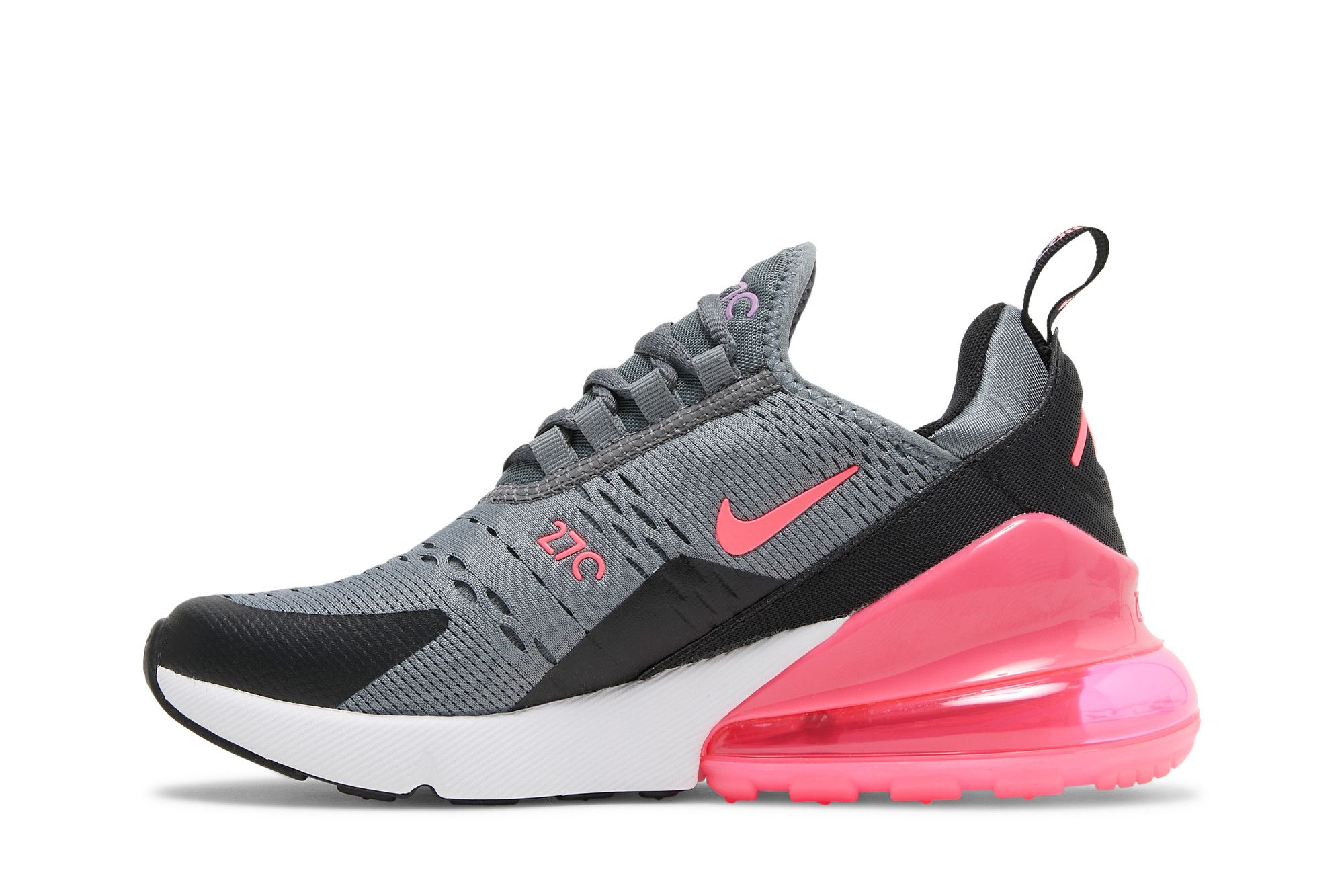 Buy Air Max 270 GS Grey Hyper Pink 943345 031 GOAT