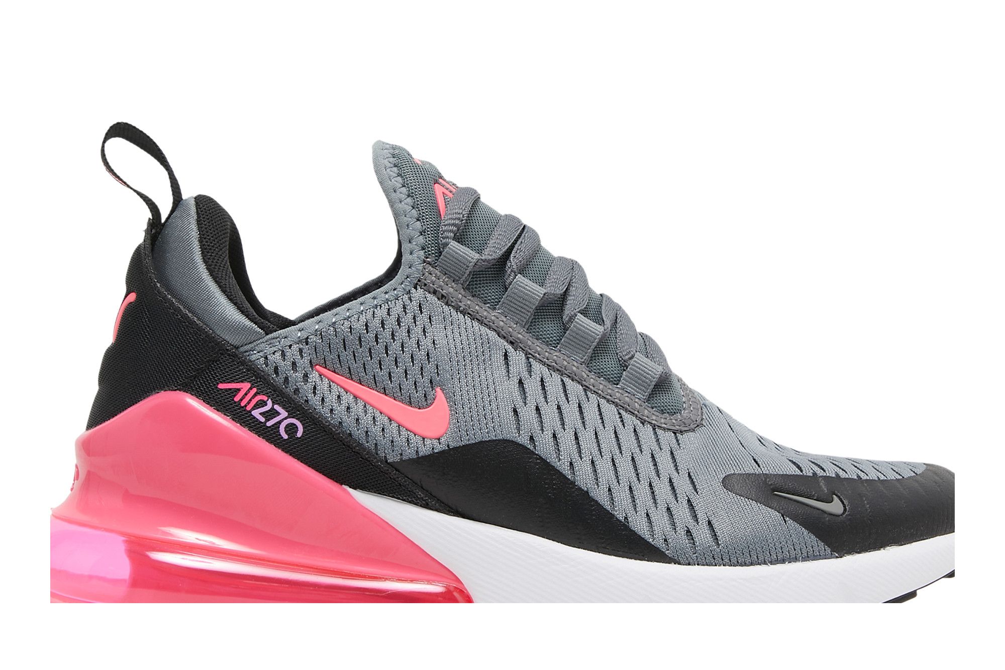 Nike 270 grey and pink size 4 hot sale
