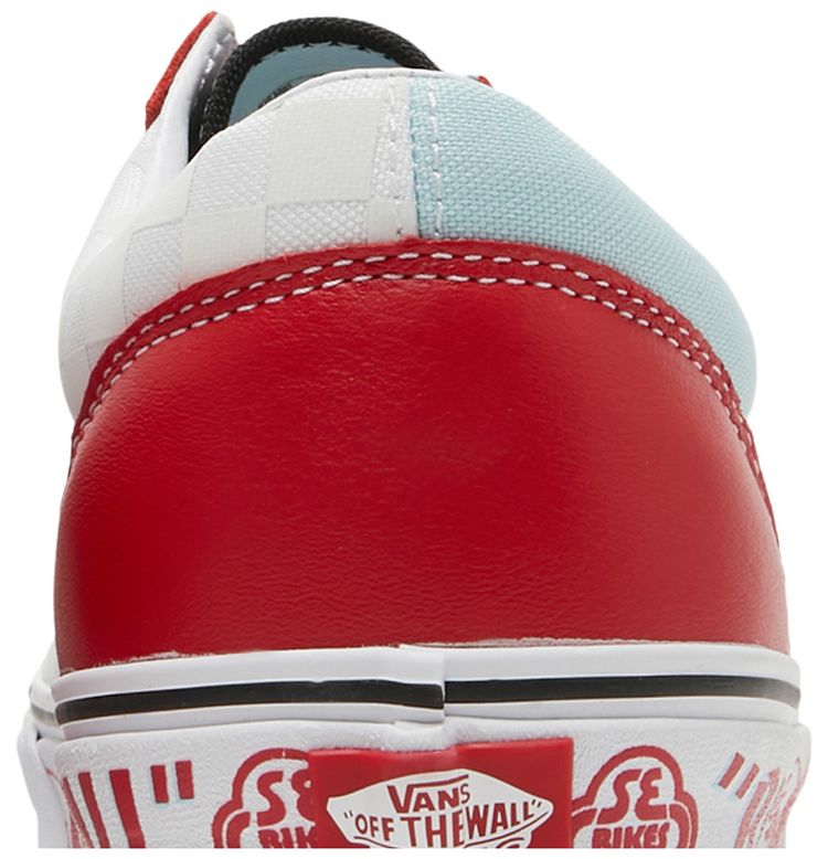 SE Bikes x Vans Style 36 Big Ripper   Red Plume Reflective