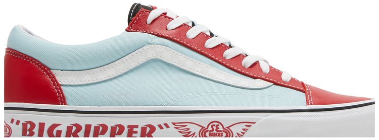 SE Bikes x Vans Style 36 Big Ripper   Red Plume Reflective