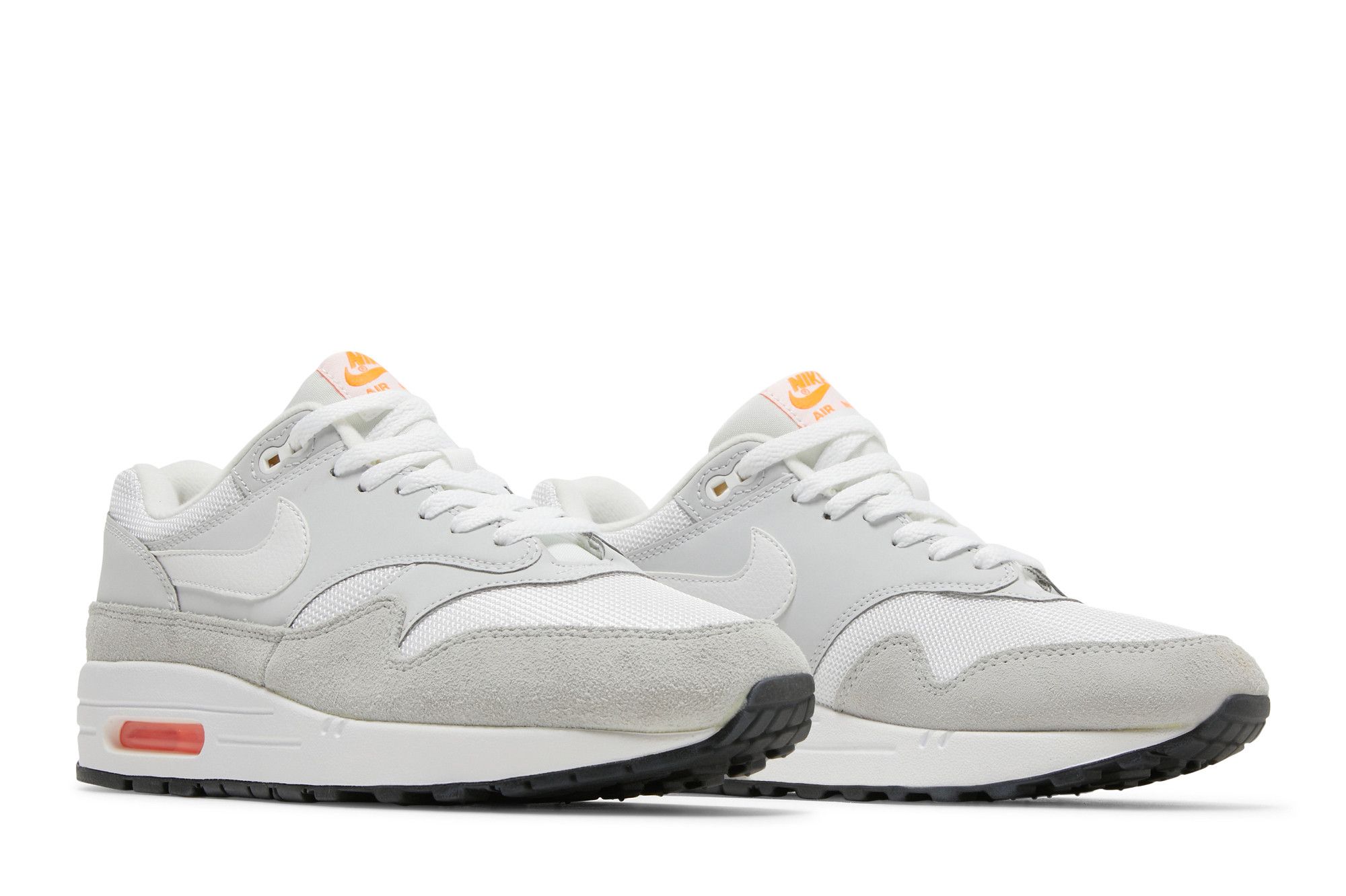 Nike air max 1 pure platinum total orange deals