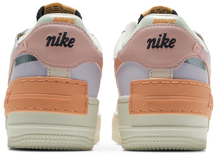 Nike Wmns Air Force 1 Shadow Orange Chalk Pink Glaze