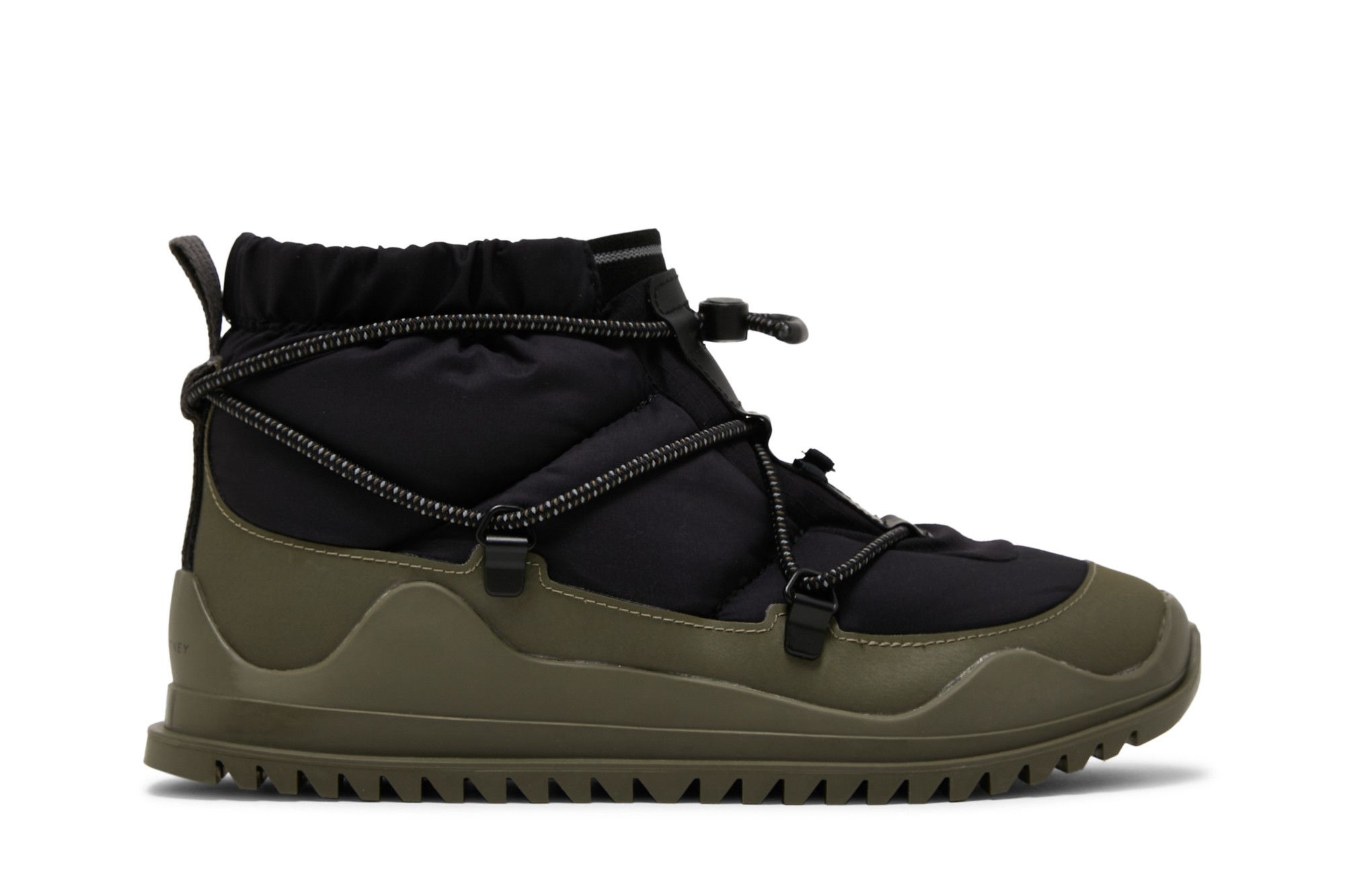 Size 6.5 Stella McCartney x Wmns Winterboot Cold.Rdy Boots Black Dark Khaki