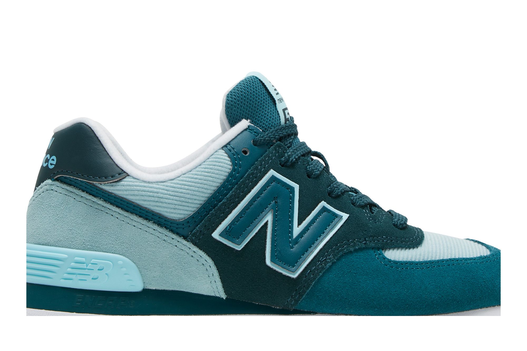 New balance 574 dark navy with marred blue store