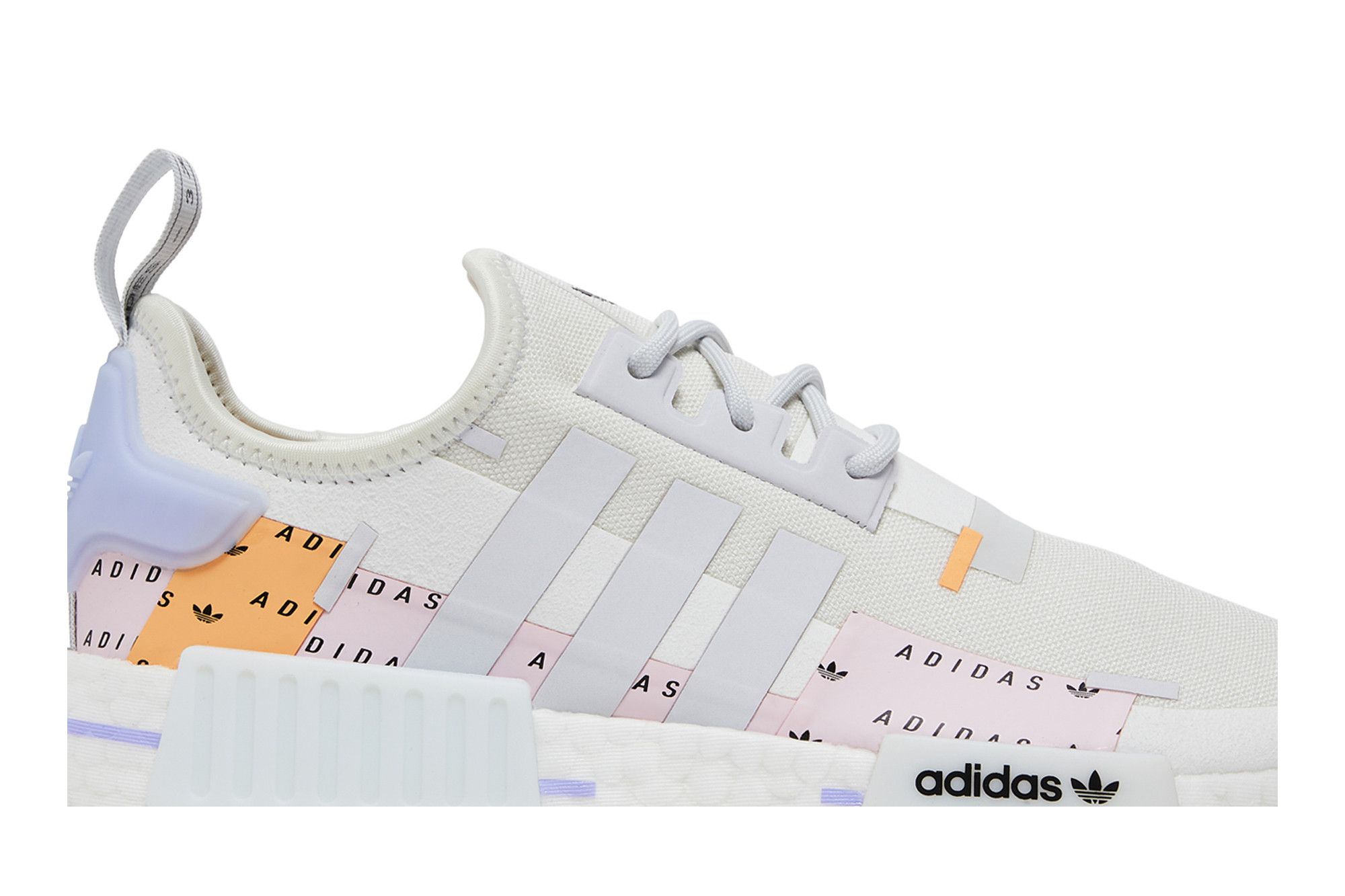 Adidas nmd r1 black white clear pink top