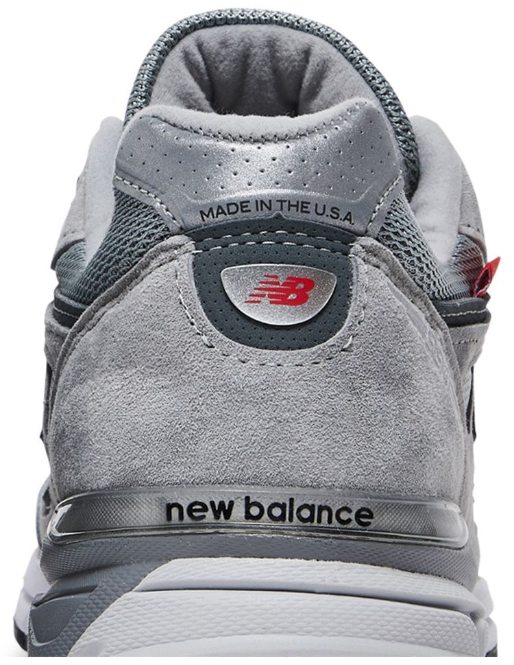 New Balance 990v4 Made In USA Red Label   Grey