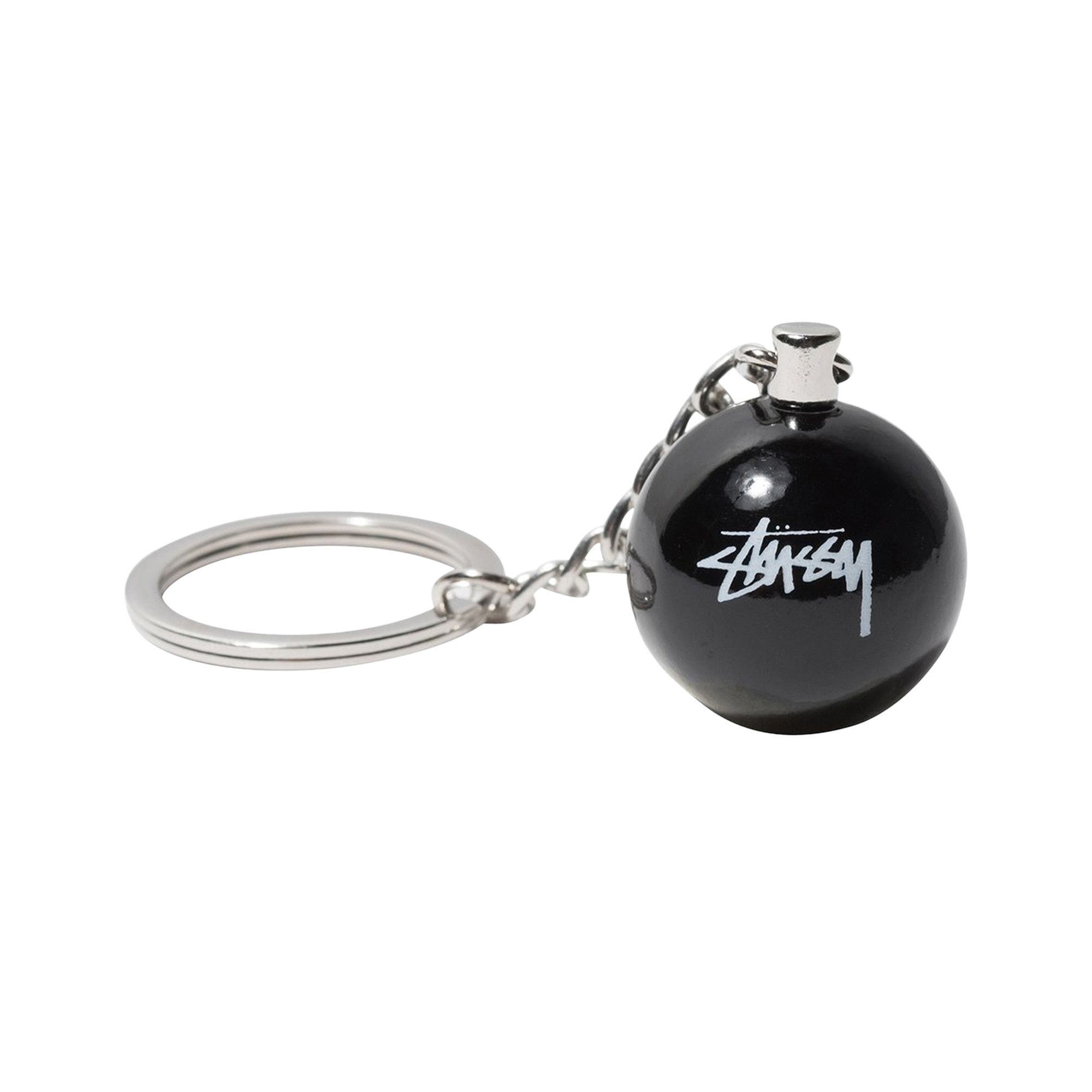 Buy Stussy 8 Ball Keychain Black 138767 BLAC GOAT CA