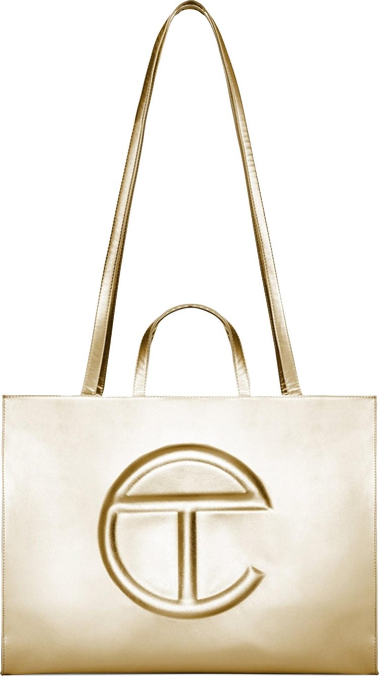 Telfar Large Shopping Bag 'Gold'