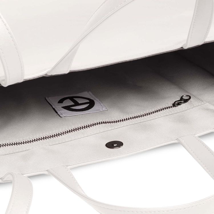 Telfar Medium Shopping Bag White