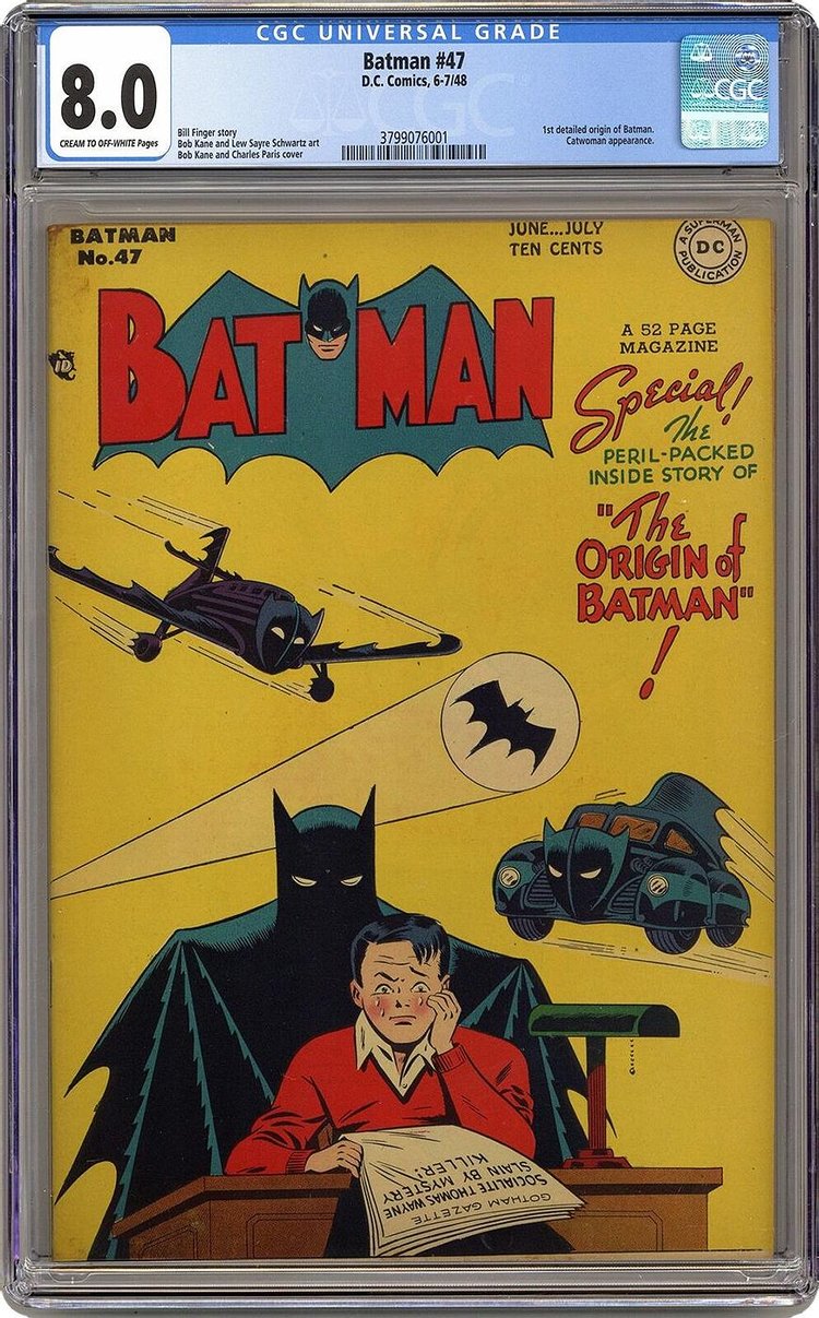 Pre-Owned DC Comics Vintage 1948 Batman Issue #47 'Multicolor'