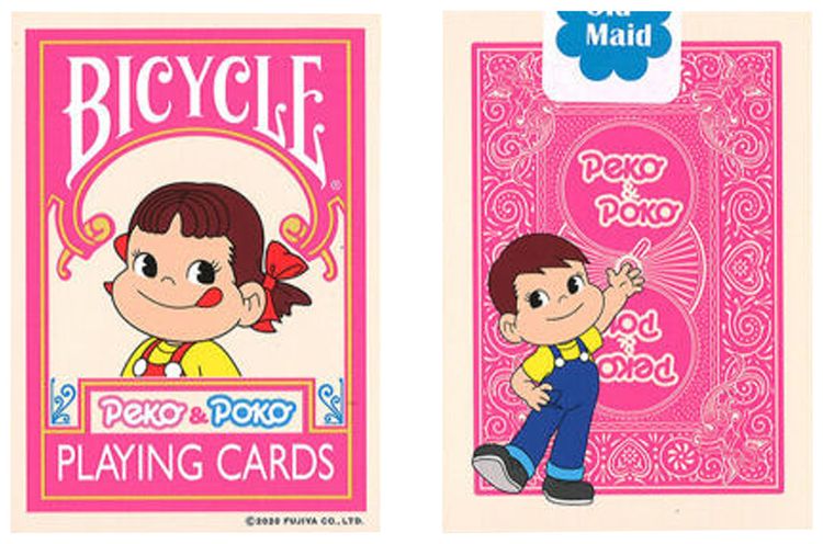 Bicycle x Peko  Peko Playing Cards WhitePinkBlue