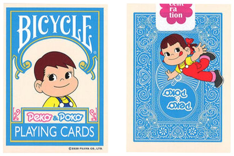 Bicycle x Peko  Peko Playing Cards WhitePinkBlue
