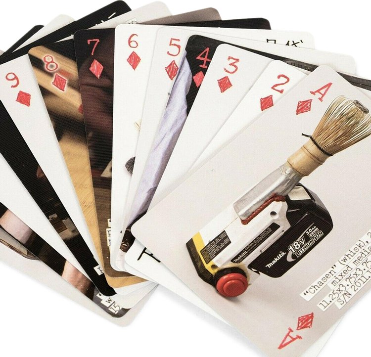 Tom Sachs Plywood Japan Deck Playing Cards Beige