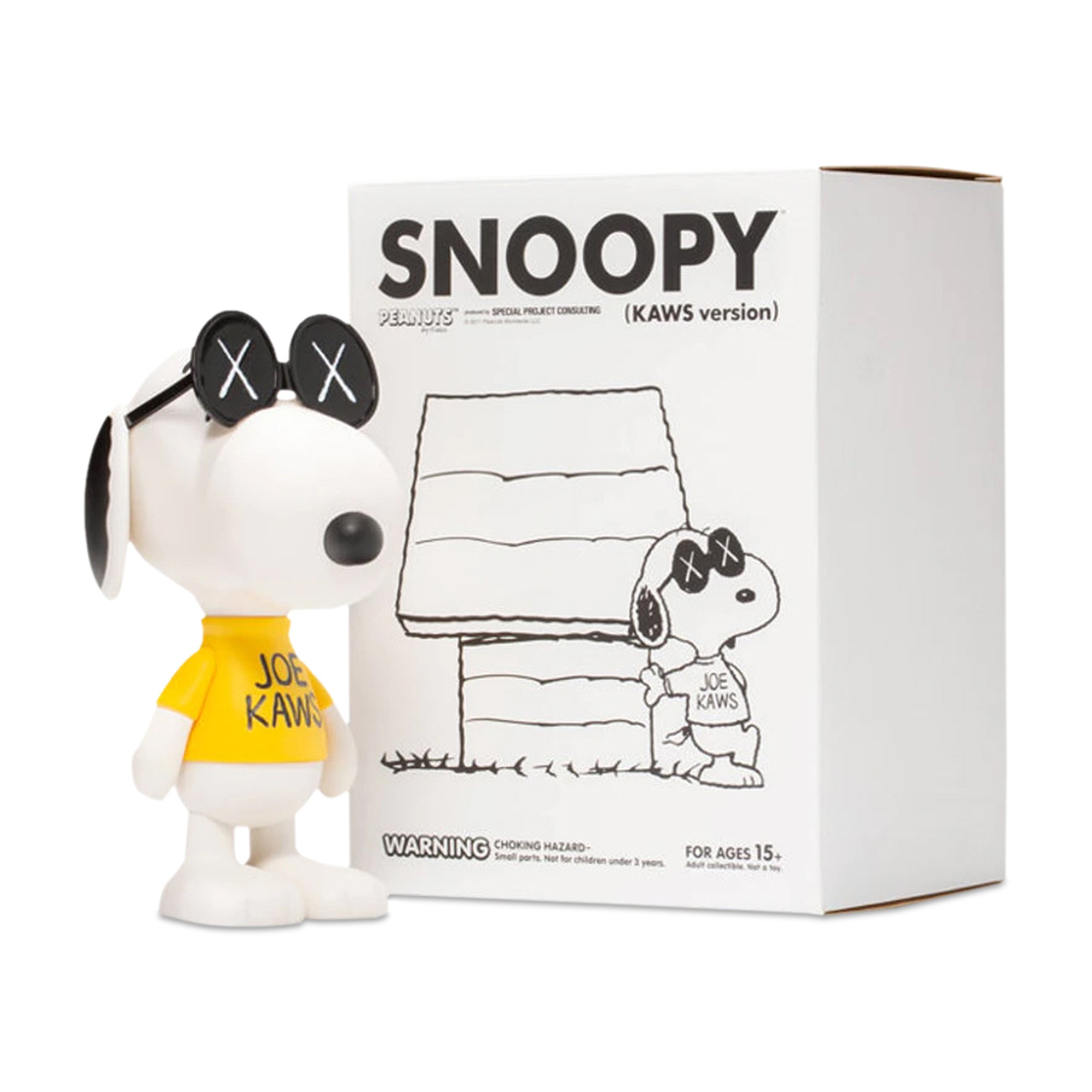 Buy KAWS x Peanuts Joe Snoopy Vinyl Figure 'White' - 3929 