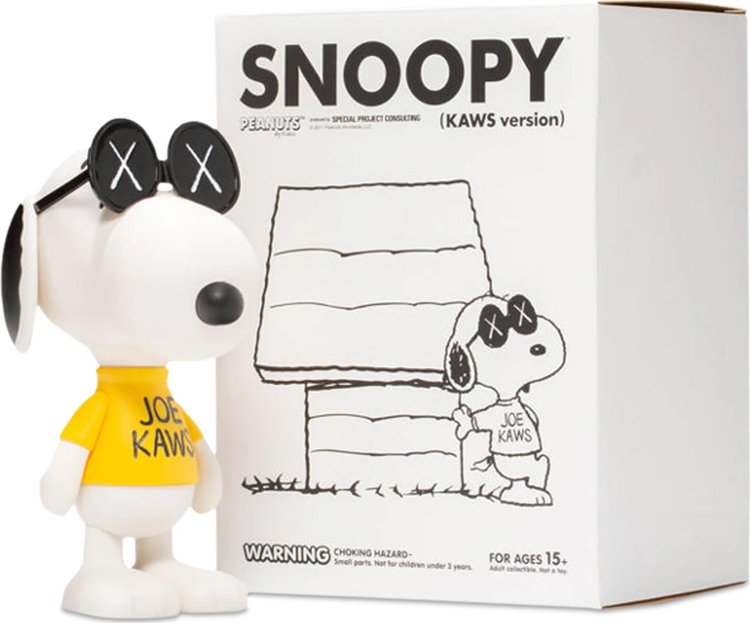KAWS x Peanuts Joe Snoopy Vinyl Figure 'White'