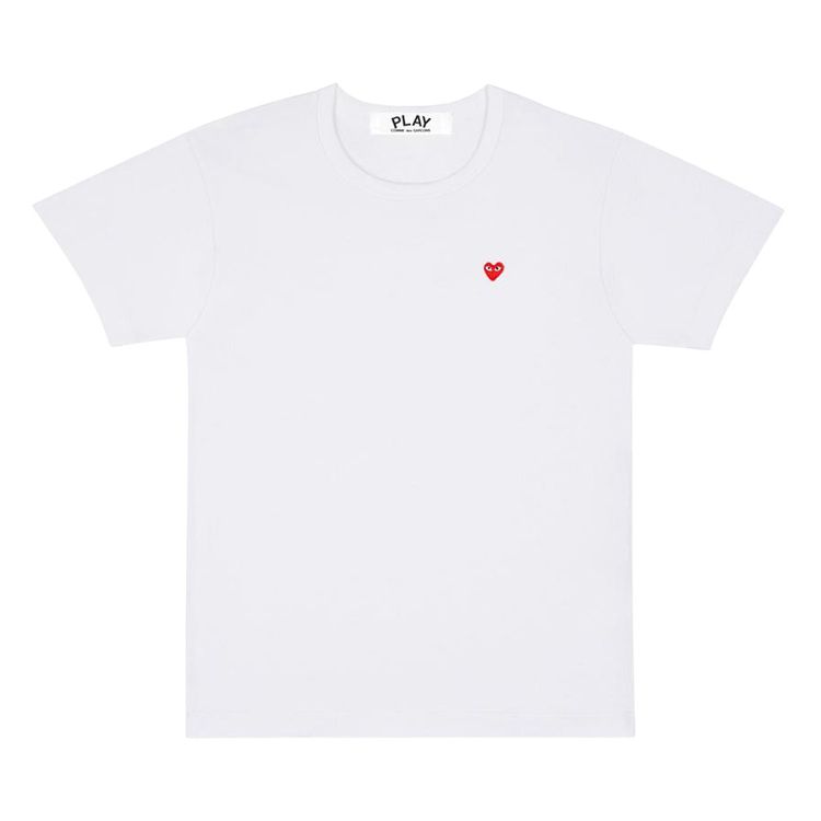 Comme des Garcons PLAY Mini Heart T Shirt White
