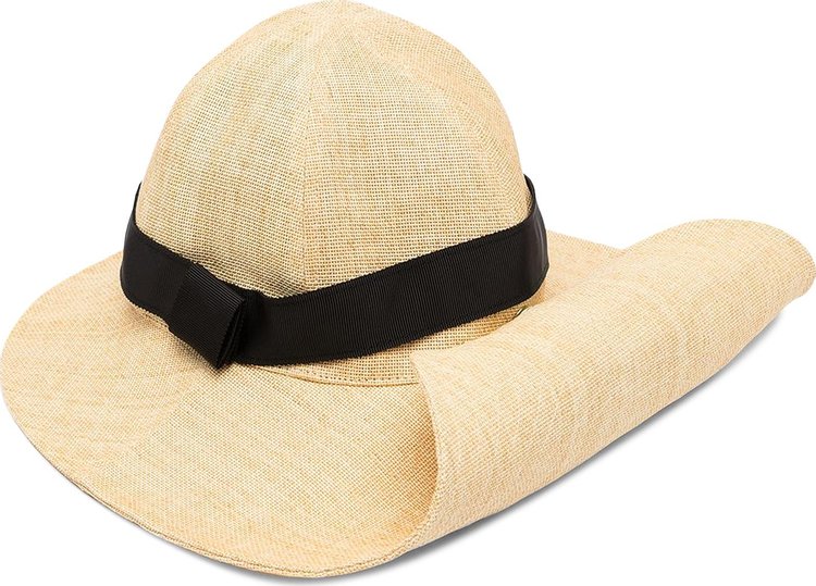 Sacai Larger Paper Beach Hat 'Natural'
