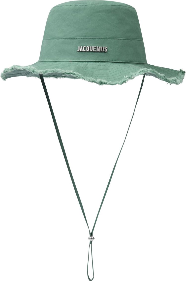 Jacquemus Le Bob Artichaut Large Brim Bucket Hat 'Green'