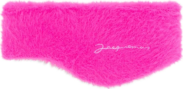 Jacquemus Le Bandeau Neve Knit Headband 'Pink'