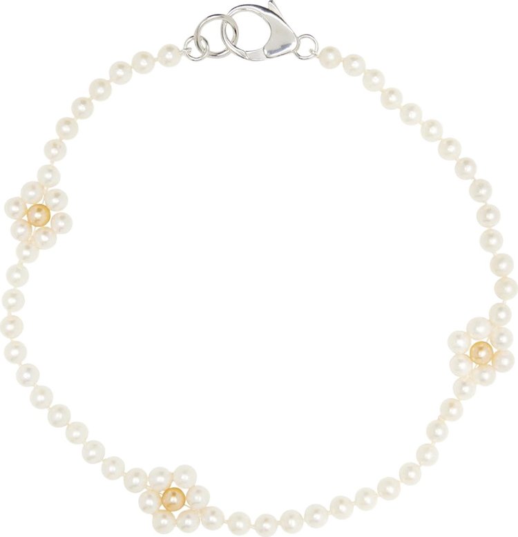 Hatton Labs Daisy Necklace 'White/Pearl'