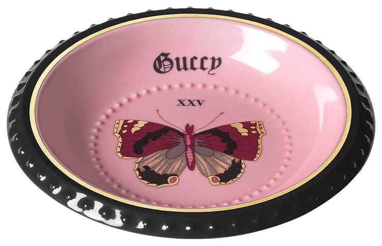 Gucci Butterfly Tinket Tray Light Pink